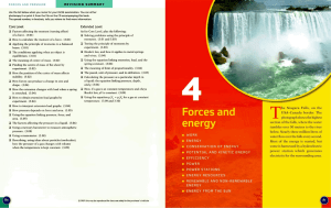FORCES & ENERGY IGCSE