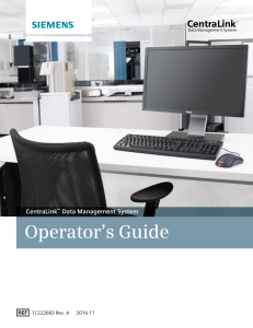 CentraLink Operator's Guide