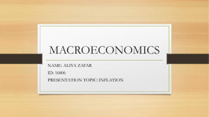 MACROECONOMICS INFLATION