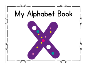 AlphabetBookLetterX