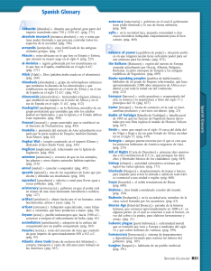 Spanish Glossary (WHI + II)