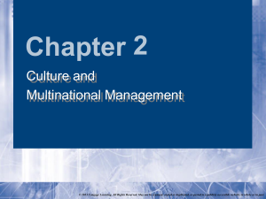 Chap PS Culture and MNE management