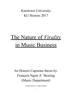 The Nature of Virality in Music Business 