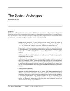 sys archetypes