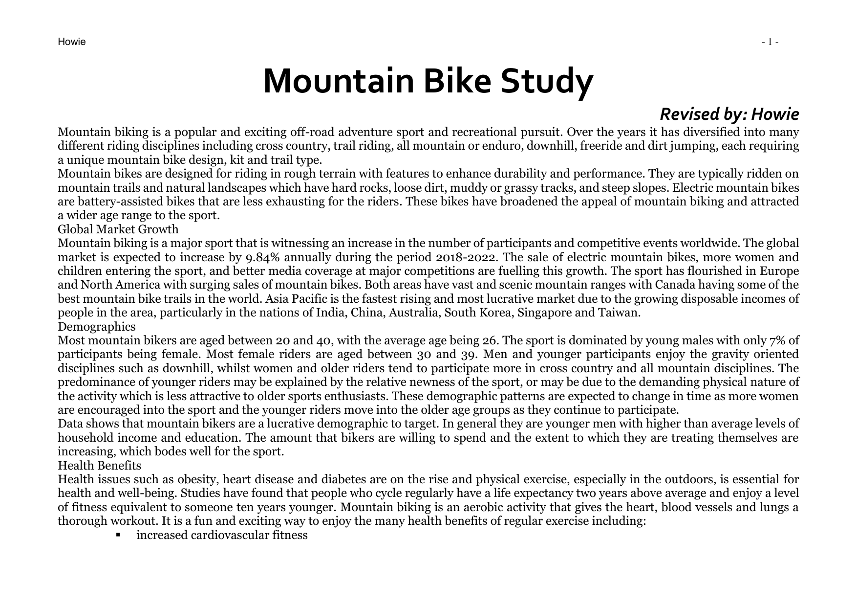 Mountain Bike Study