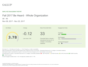 Example of Gallup Survey