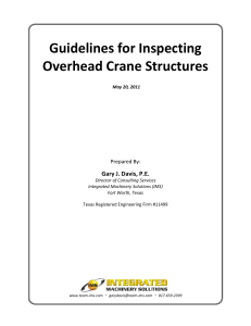 GuidelinesForInspectingOverheadCrane Structures