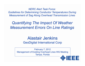 Quantifying The Impact Of Weather Measurement Errors On Line Ratings