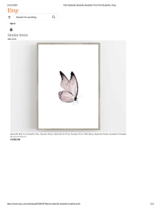 Pink Butterfly Butterfly Butterfly Print Pink Butterfly   Etsy