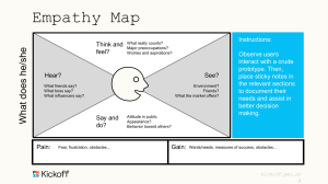 5.Kickoff Empathy Map