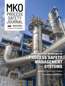 Understanding the importance of process safety management