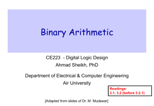 Unit02-BinaryArithmetic