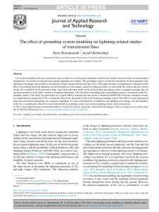 The effect of grounding system modeling on lightning-related studies of transmission lines