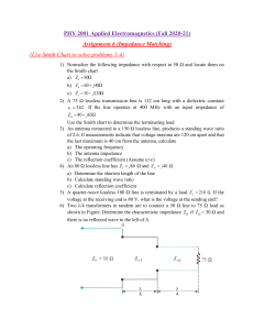 Assignment 6 Impedance Matching