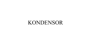 KONDENSOR