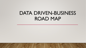 Data driven-business road map