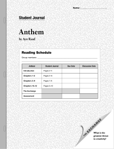 Anthem Student Guide