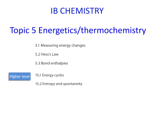IBChemistryPPTTopic5Energeticsthermochemistry51531512
