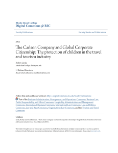 638 The Carlson Company and Global Ccorporate Citizenship- The Protect