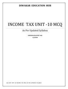 Taxation practice-5-MCQ  INCOME TAX UPDATED-merged