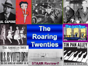 The Roaring 20s PowerPoint
