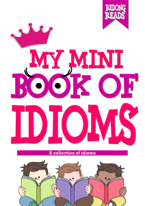 My Mini Book of Idioms