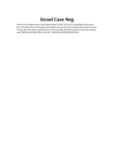 Neg-- Israel-- Payton Novices