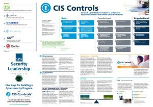 CIS Controls V7 Poster