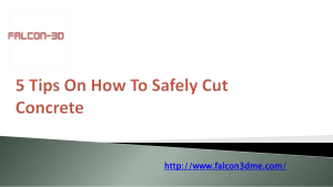 5 Tips On How To Safely Cut Concrete