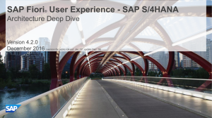 sap fiori architecture