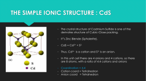 Self Task 3 Simple Ionic Structure