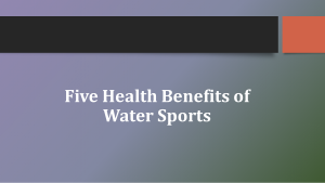 Five Health Benefits of Water Sports in UAE