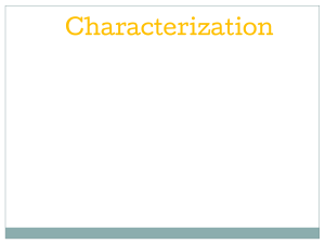 Characterization Powerpoint (1)