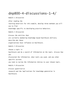 DNP800 4 discussions 1-4