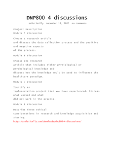 DNP800 4 discussions