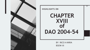 DAO 2004-54 (CHAPTER 18)