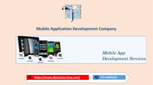 DJS Outsourcing - Mobile Application Development