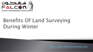 Benefits Of Land Surveying During Winter