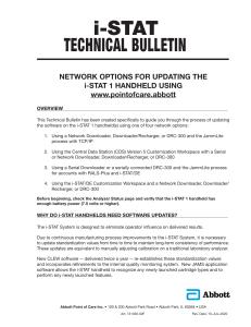 Istat technical bulletin
