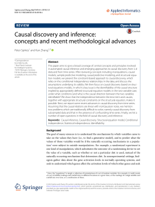 Causal discovery and inference: concepts and recent methodological advances, Peter Spirtes  and Kun Zhang