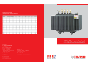 Trafoindo catalogue oil immersed transformers
