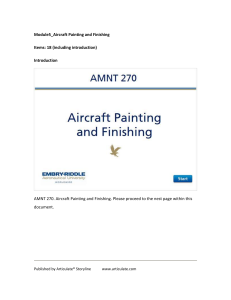 Module5 Aircraft Painting and Finishing storyline slides