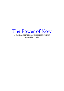 ThePowerOf Now