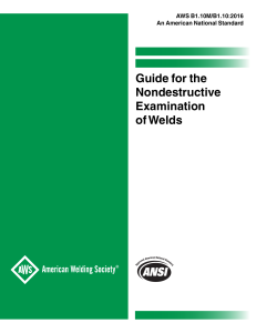 NDT Weld Examination Guide: AWS B1.10