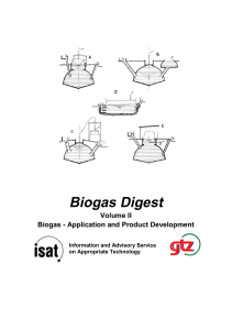 ISAT GTZ 1999 Biogas digest Volume II Biogas Application and Product Development