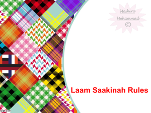 Laam Saakinah-
