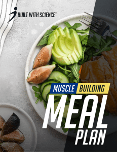 Muscle Building Meal Plan