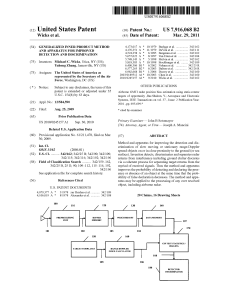 US7916068 Mike Wicks (Generalized Inner Product for Detection and Discrimination)