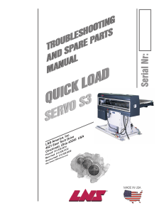 Quick-Load-Servo-S3-Troubleshooting-Manual