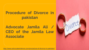 Let Know Divorce Procedure in Pakistan & Divorce Procedure For Overseas Pakistani